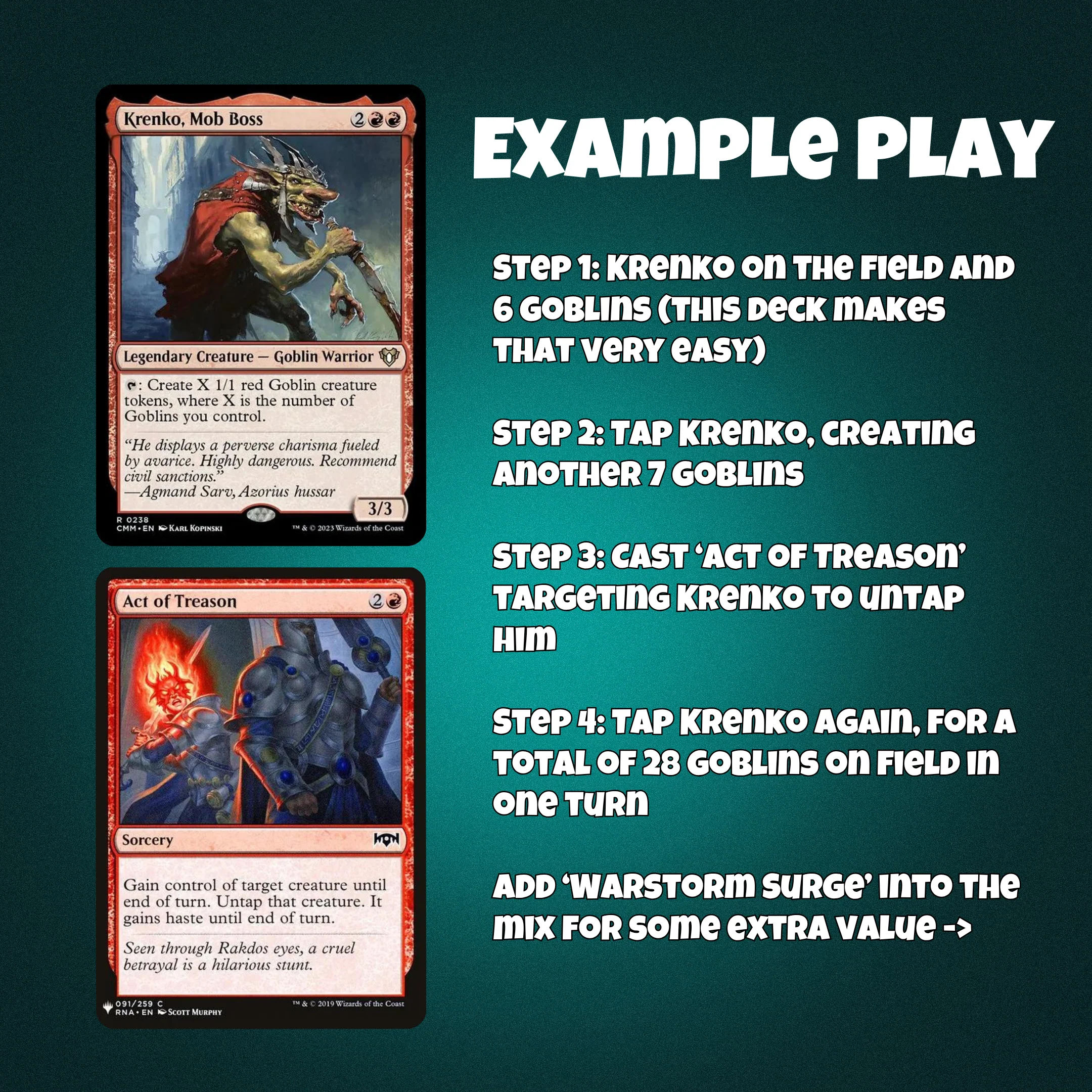 Krenko, Mob Boss - EDH Deck - Image 3