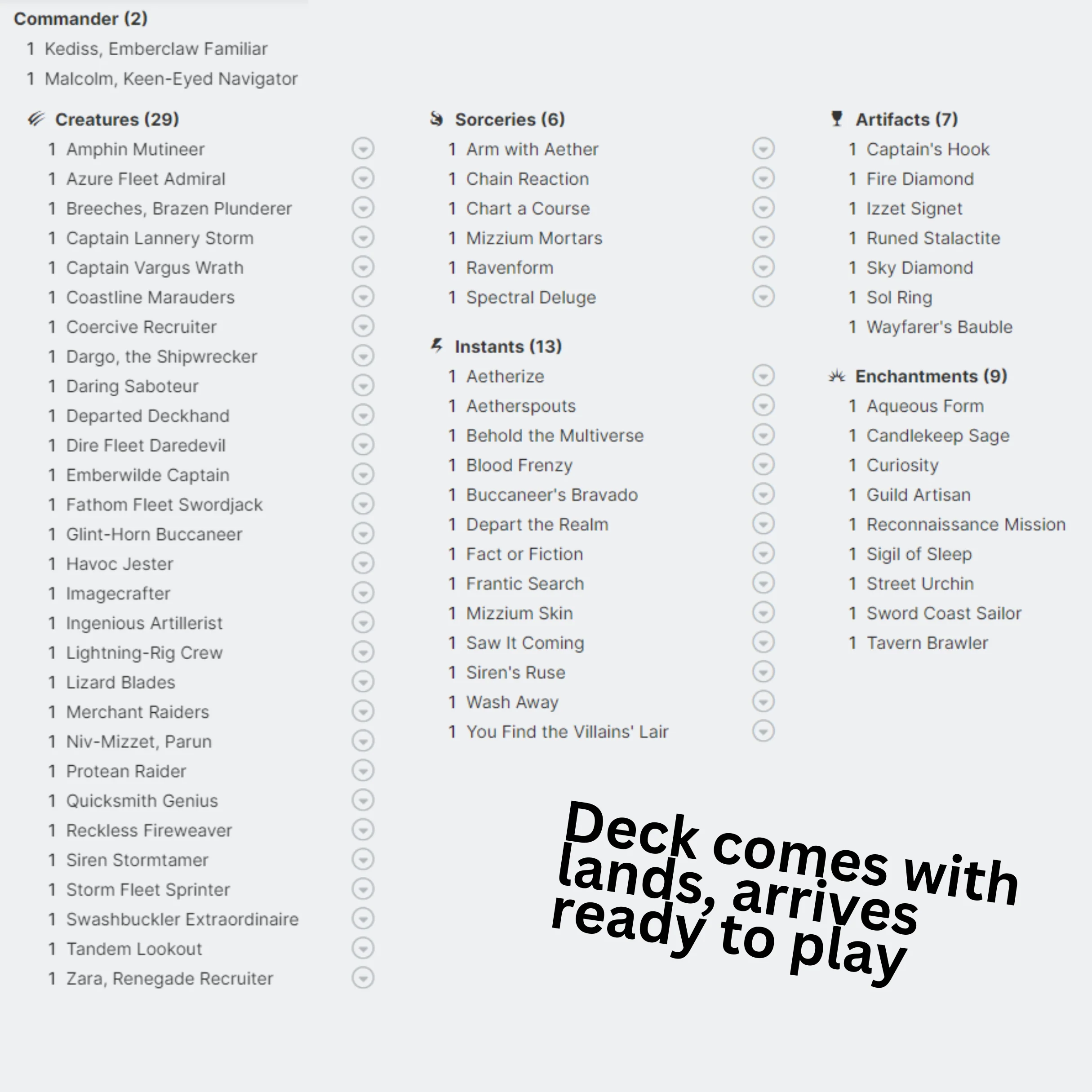 Malcolm/Kediss - EDH Deck - Image 17