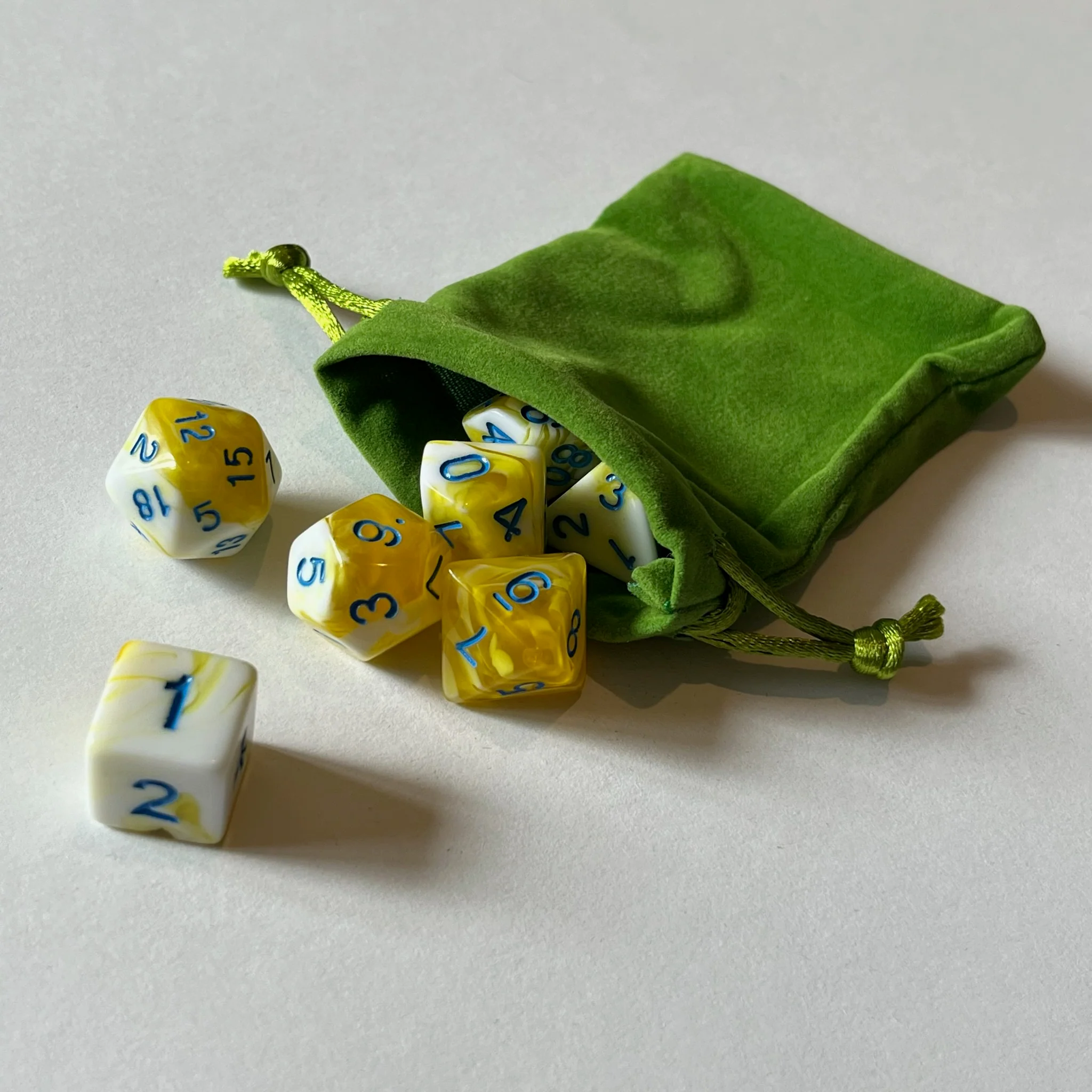Marbled Yellow - Dice Set