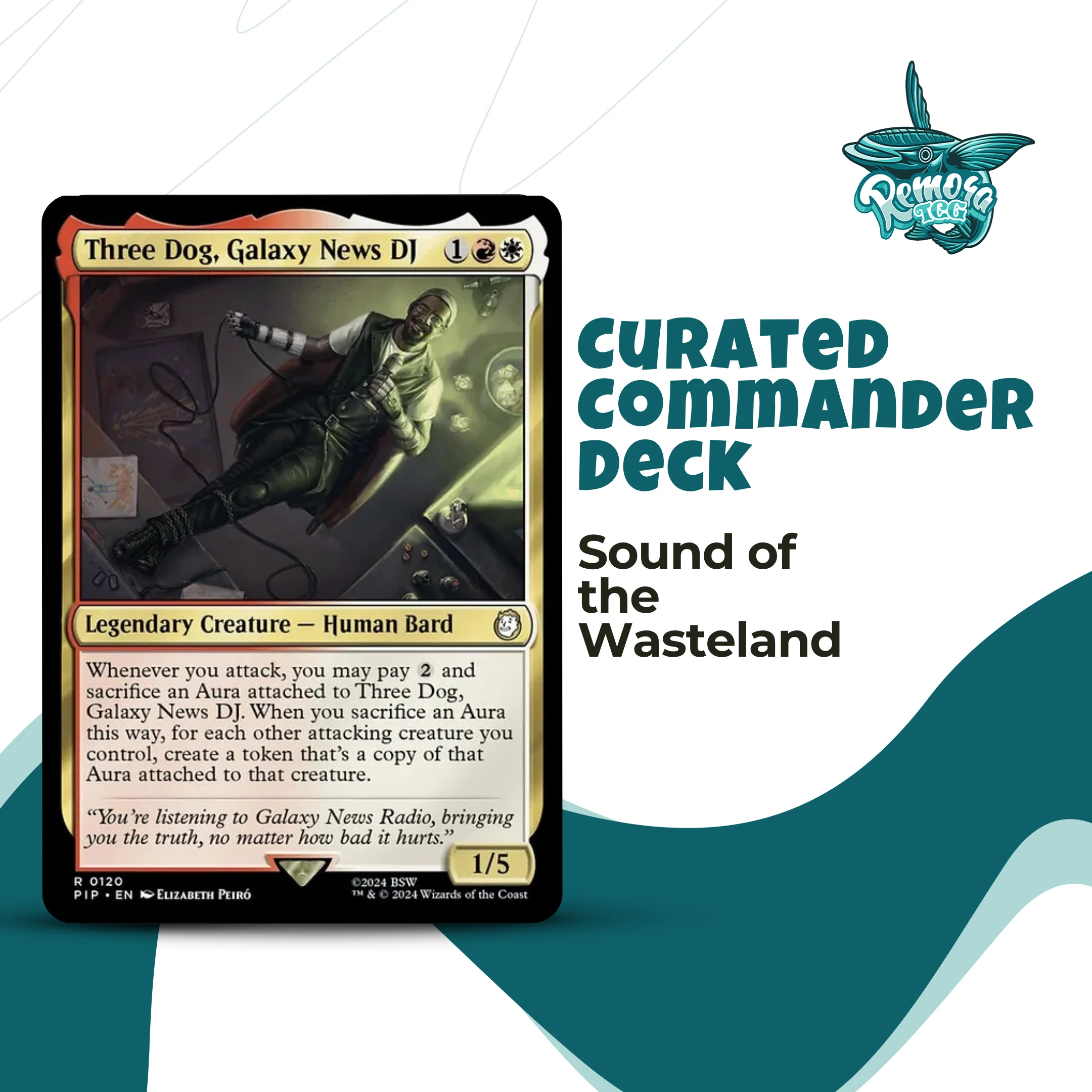 Three Dog, Galaxy News DJ - EDH Deck